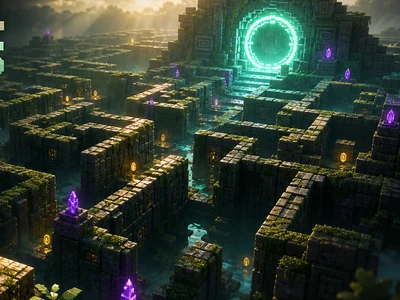 Voxel Maze: Echo Ruins